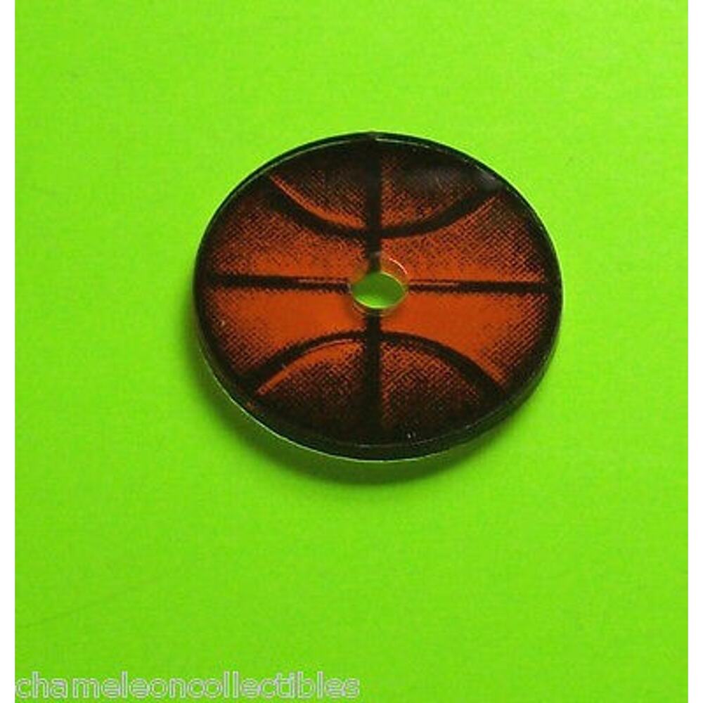 NBA Fastbreak Pinball Plastic Keychain Promo Basketball Bally Game Original NOS